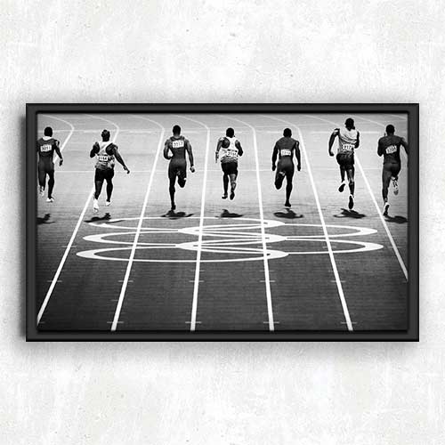 Quadros Decorativo- Atletismo 100metro